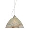 Besa Lighting Tessa Cord Pendant, Mocha, Satin Nickel Finish, 1x9W LED 1KX-420183-LED-SN - alternate 1